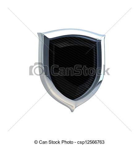 3d illustration of carbon defence icon render on isolated stock 