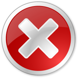 Cancelled, close, delete, exit, no, reject, wrong icon | Icon 