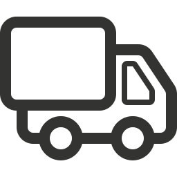 Fast delivery Truck icon on white background. Vector illustration 