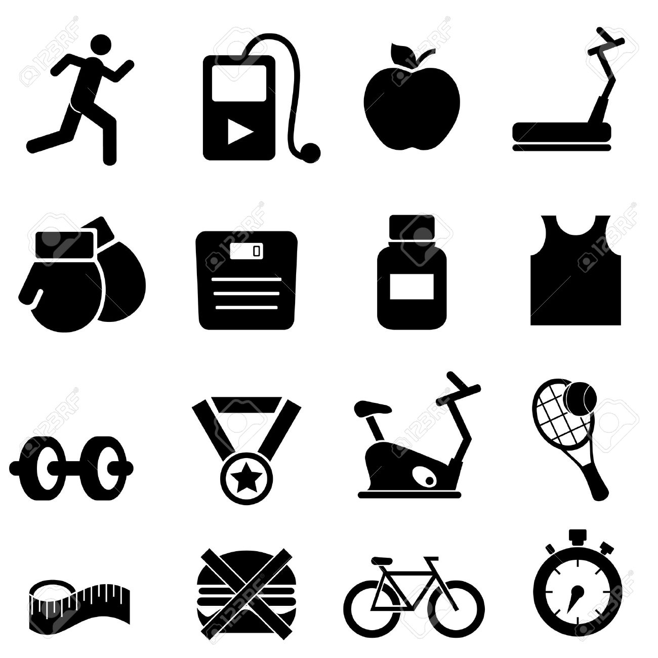 Balanced Diet, Apple, Balance, Burger, food, diet icon