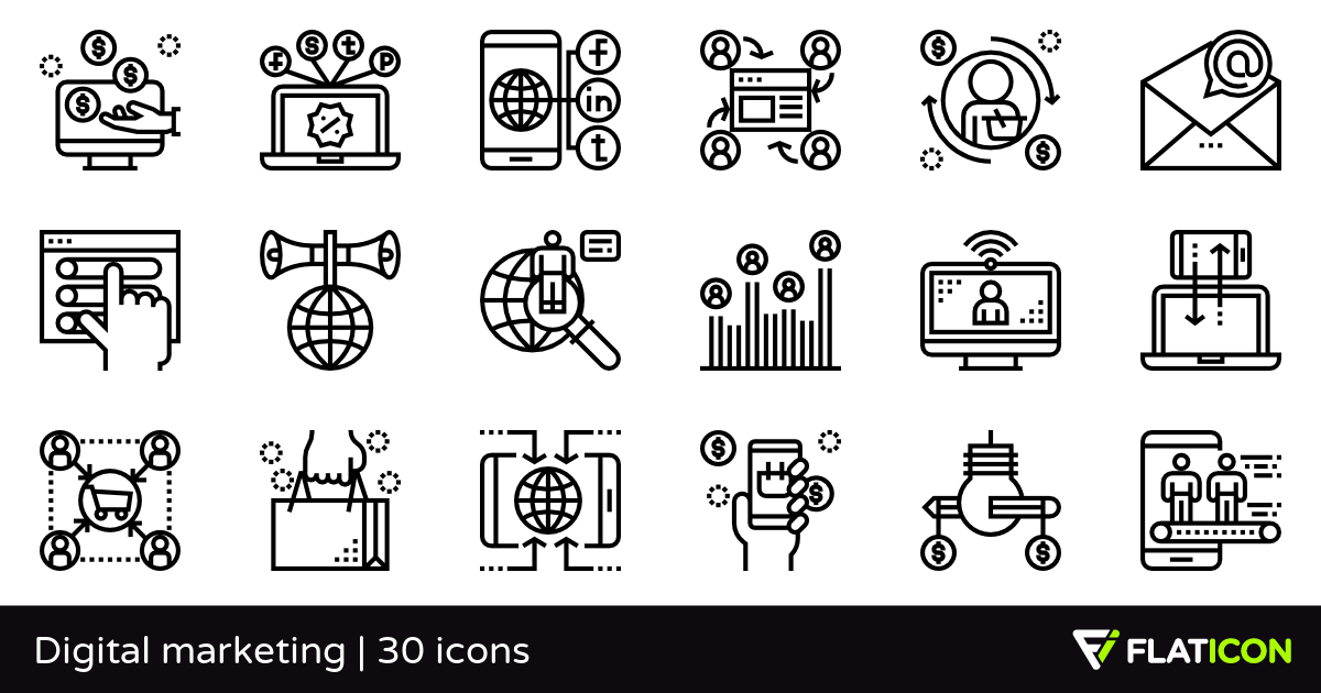Digital-media icons | Noun Project