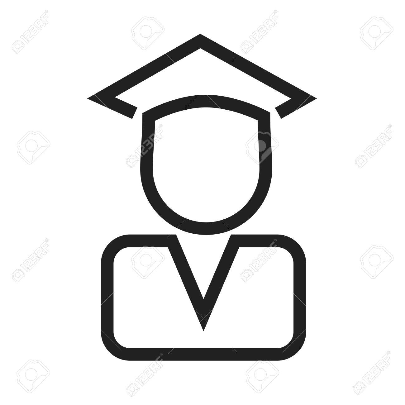 Diploma Icon Flat Graphic Design Stock Vector Art  More Images of 