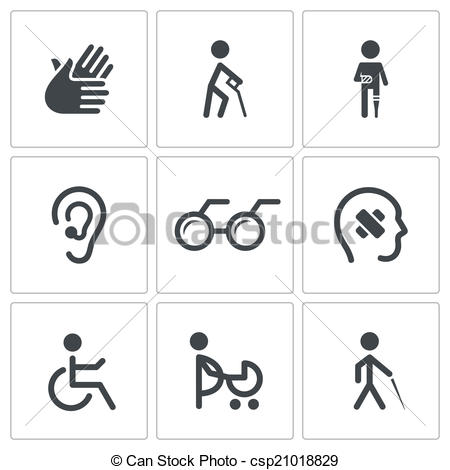 Cripple, signs, Disabled, handicap, wheelchair, disability icon
