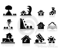 Natural disaster icons stock vector. Illustration of hail - 33762079