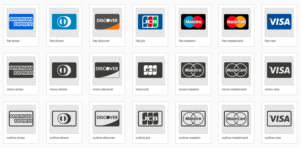 Credit Cards Icon Set | Web Icon Set