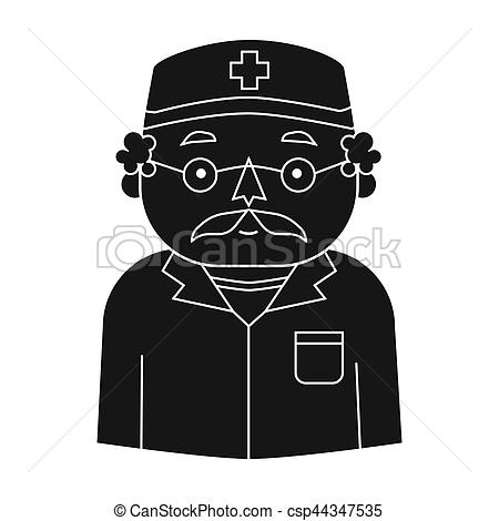 Black doctor suitecase icon - Free black doctor icons