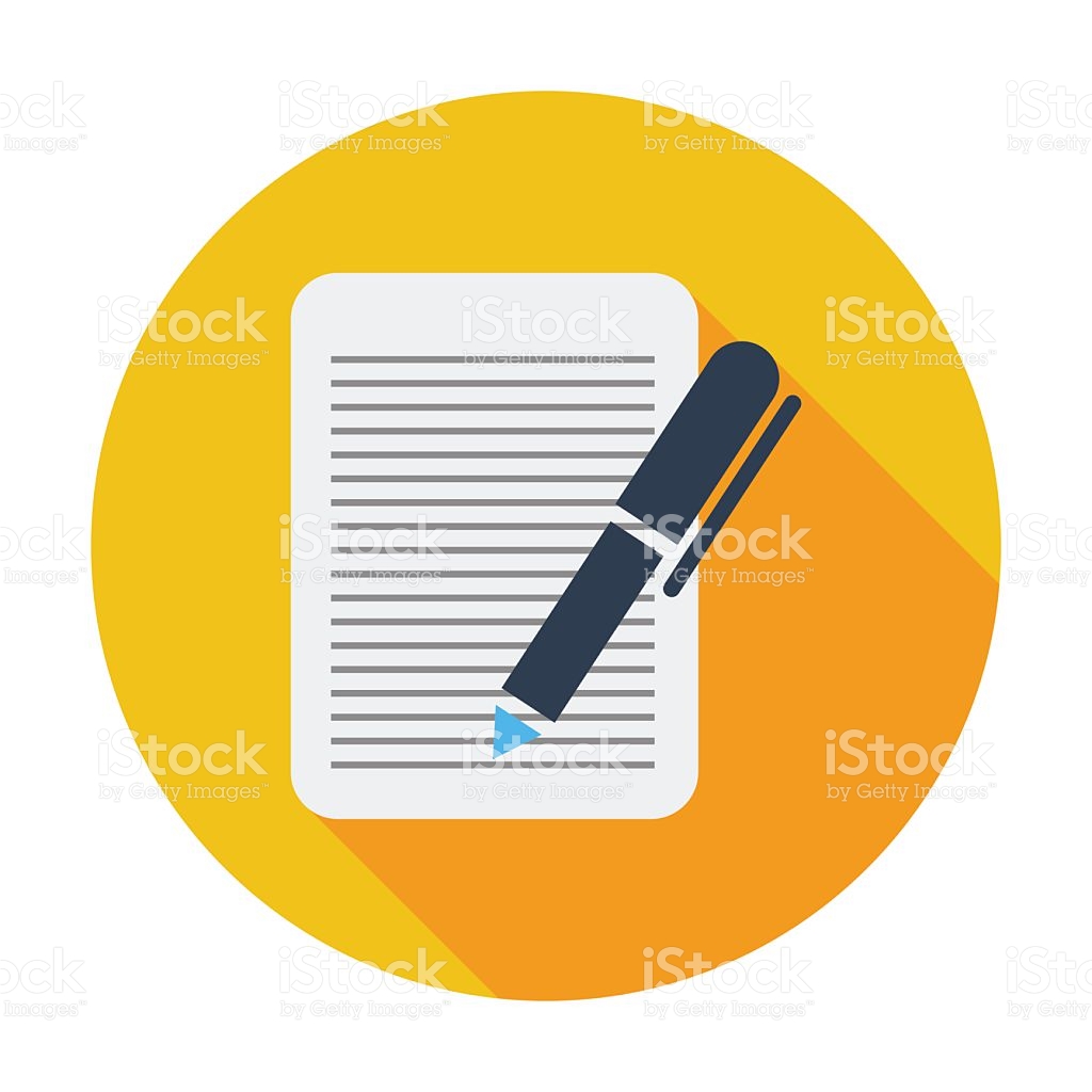 Valid Document glyph icon. Style is bicolor flat symbol, soft blue 