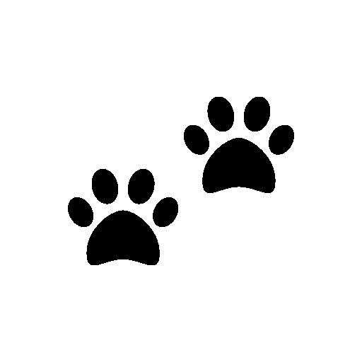 Dog Paw Prints Icon #012423  Icons Etc | :Graphics  Stuff 