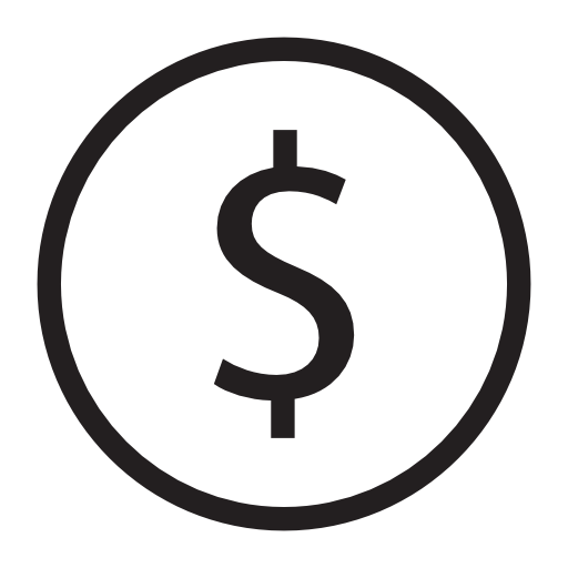 Red us dollar icon - Free red currency icons