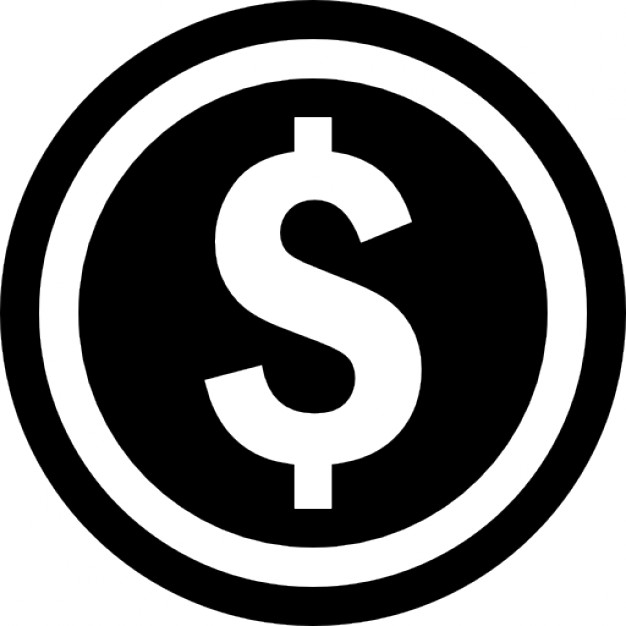 The Dollar Icon. Cash And Money, Wealth, Payment Symbol. Flat 