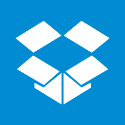 Free blue dropbox icon - Download blue dropbox icon