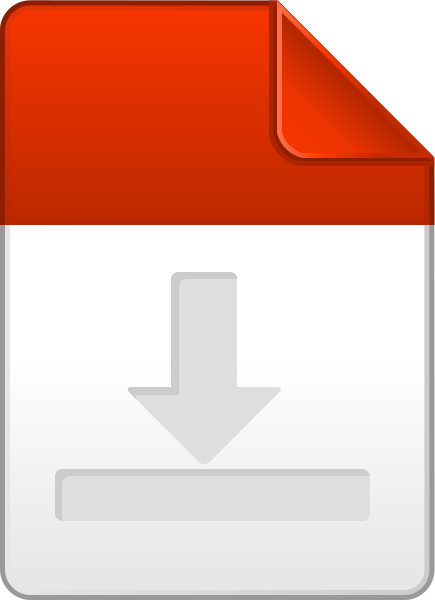 Orange download file icon vector data for free | SVG(VECTOR 