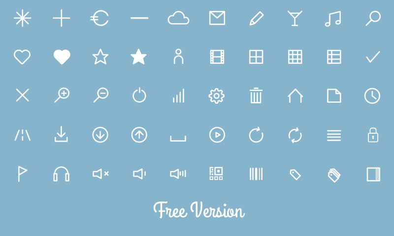 Download 100 Free Line-Style Icons | Elegant Themes Blog
