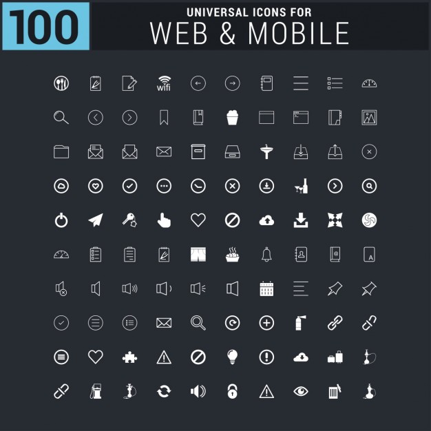 Practical Web page icons free download | Download Free Vectors 
