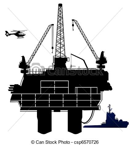 Oil Rig Vector Icon Royalty Free Cliparts, Vectors, And Stock 