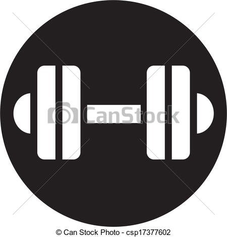 Dumbbell icon Royalty Free Vector Image - VectorStock