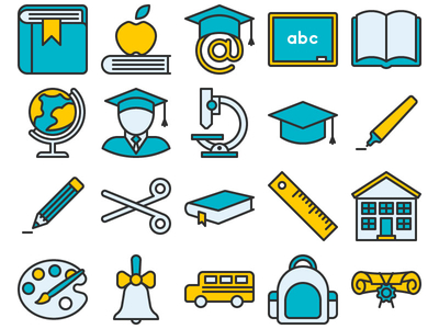Graduate cap - Free education icons