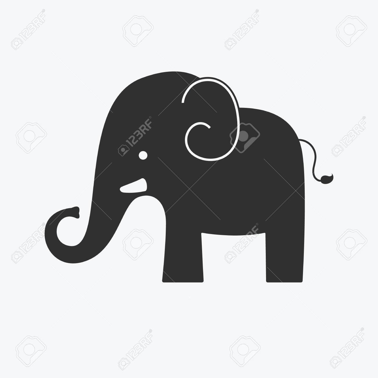 Elephant Icon Vector Design Stock Vector 517784539 - 
