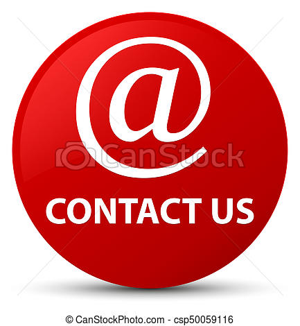 Contact us (email address icon) red round button. Contact us 