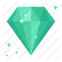 Emerald icon Royalty Free Vector Image - VectorStock