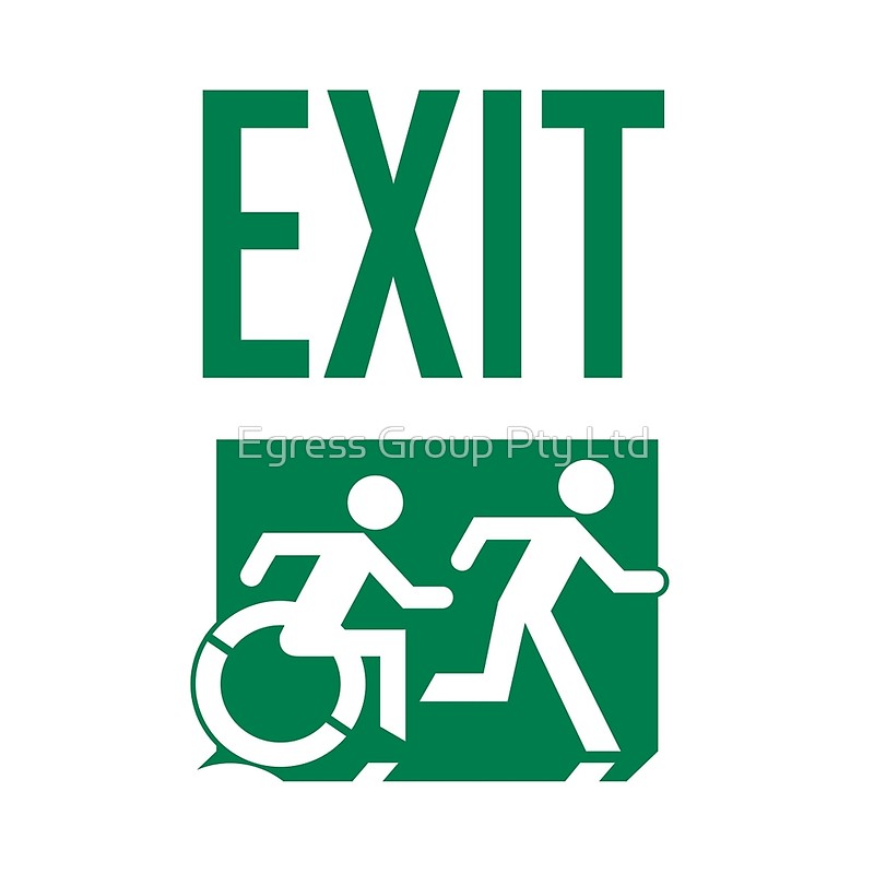 Emergency exit icon stock illustration. Illustration of icons 