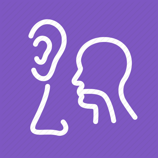ENT logo template. Head for ear, nose, throat doctor specialists 