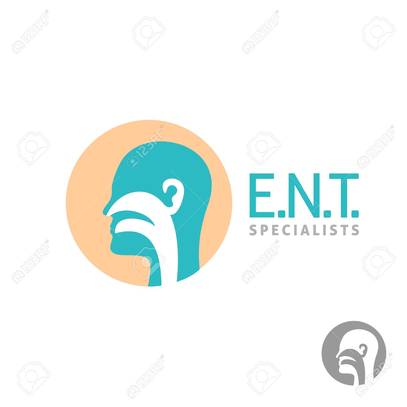 Ear, nose, and throat,ent vector line icon, sign, vector 