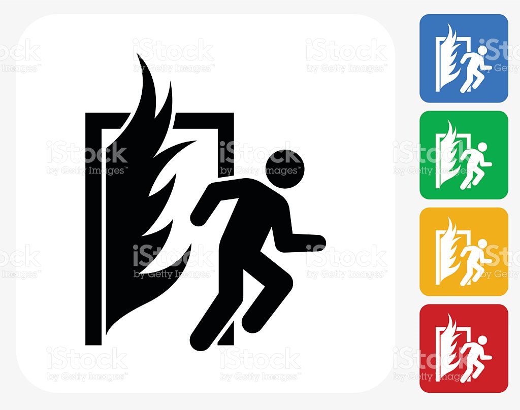 Emergency, escape, evacuation, exit, run, runaway icon | Icon 