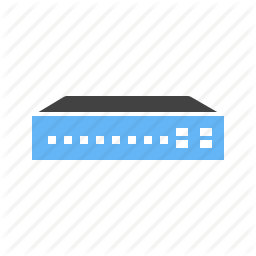 Ethernet Switch clip art Free Vector / 4Vector