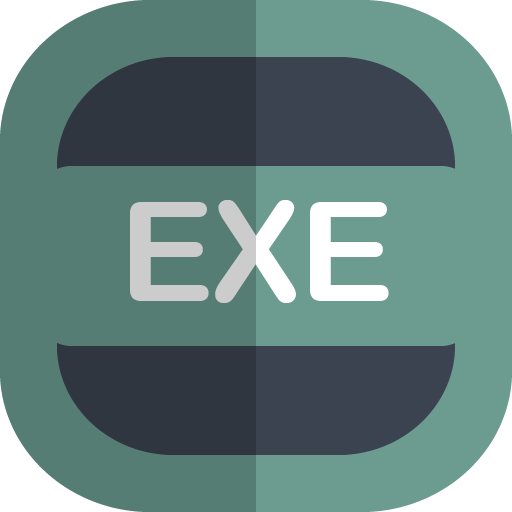 EXE file format symbol - Free interface icons