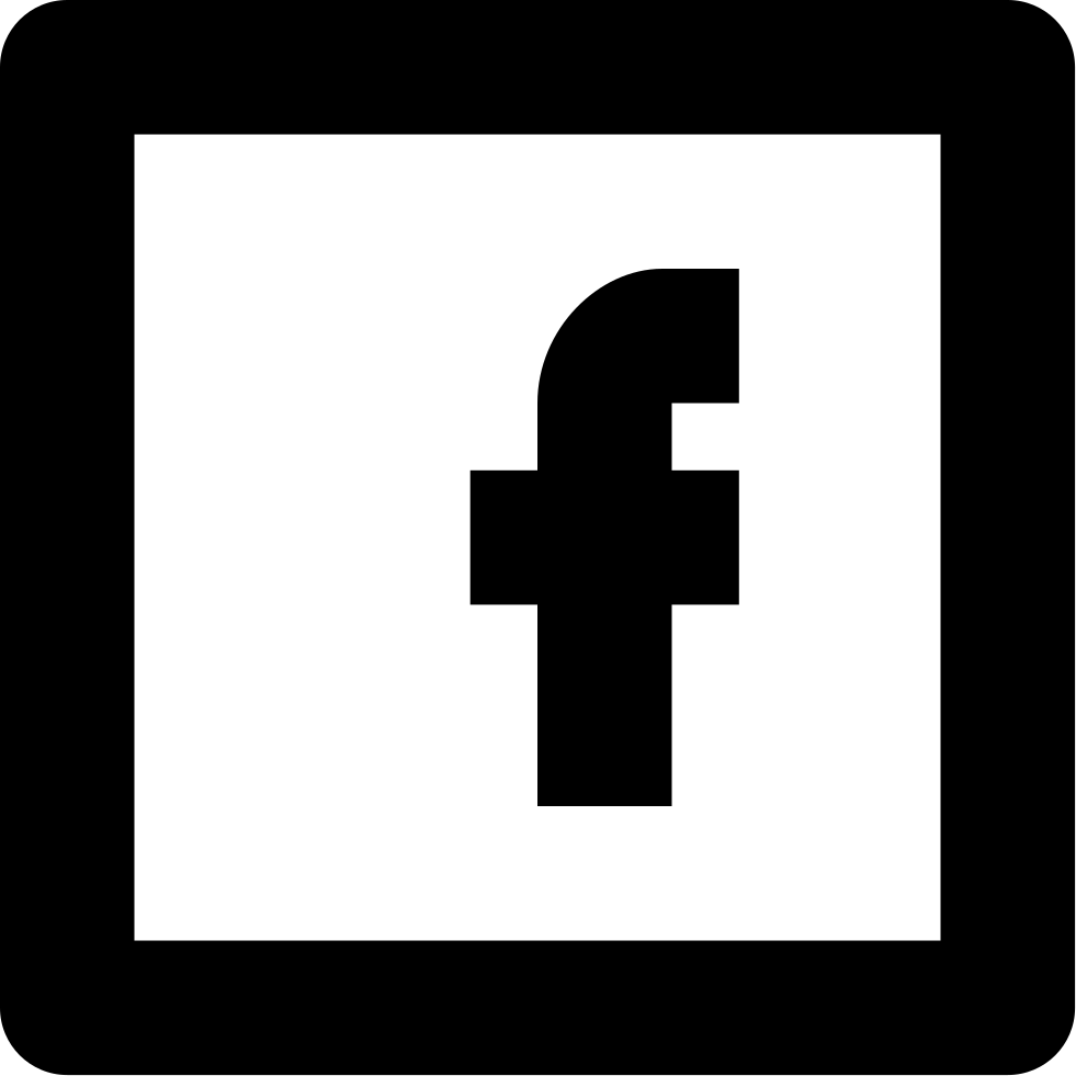 Facebook Outline Black Icon - Page 3