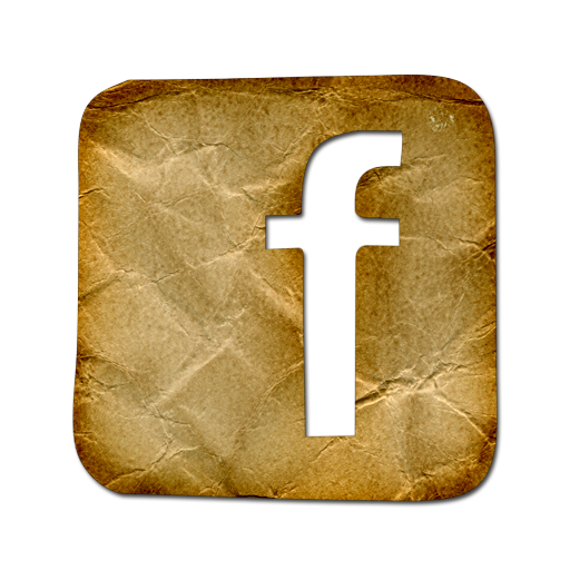 Facebook Square Icon - Blue Jelly Social Icons 