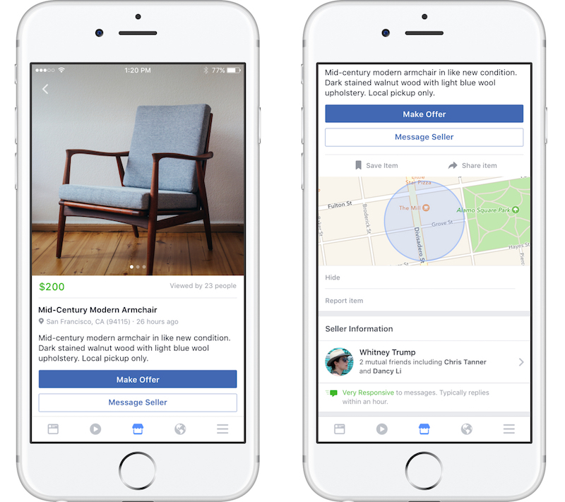 Facebook Replacing Messenger Tab With E-Commerce Marketplace in 