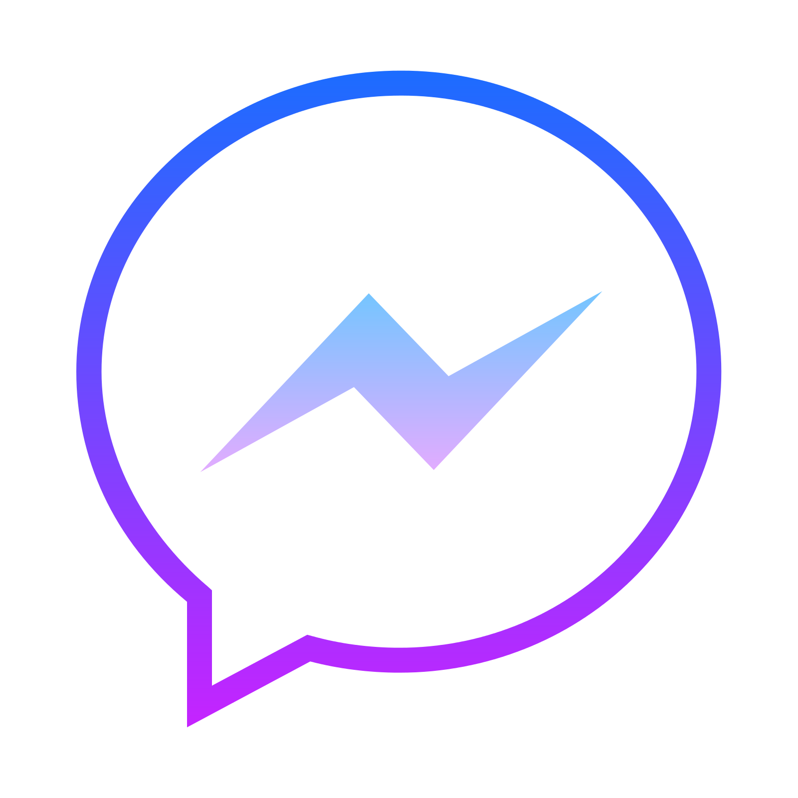 Messenger icon by Oscar Marcelo - Dribbble
