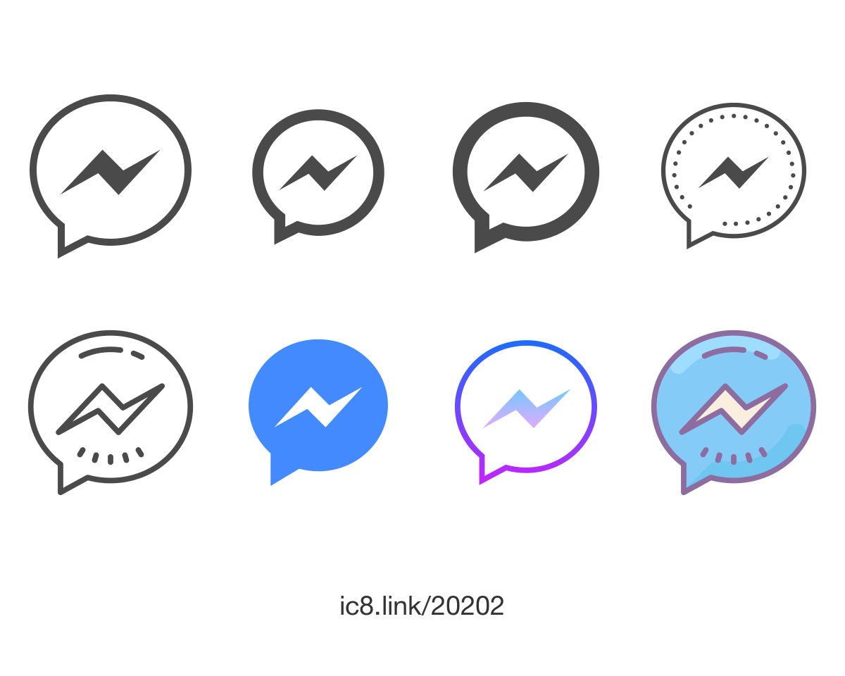 Facebook Messenger Icon - free download, PNG and vector
