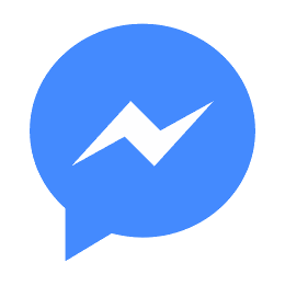 Black Button Facebook Messenger Icon Vector Stock Vector 381734128 