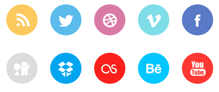 20  Fresh New Social Media Icon Sets In 2014 - 365 Web Resources