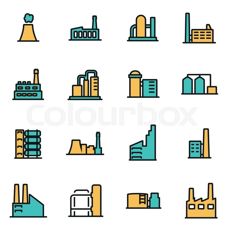 Factory Icon - free download, PNG and vector