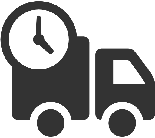 Fast delivery Truck icon on white background. Vector illustration 