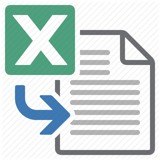 Document, excel, file, import, processing, spreadsheet, word icon 