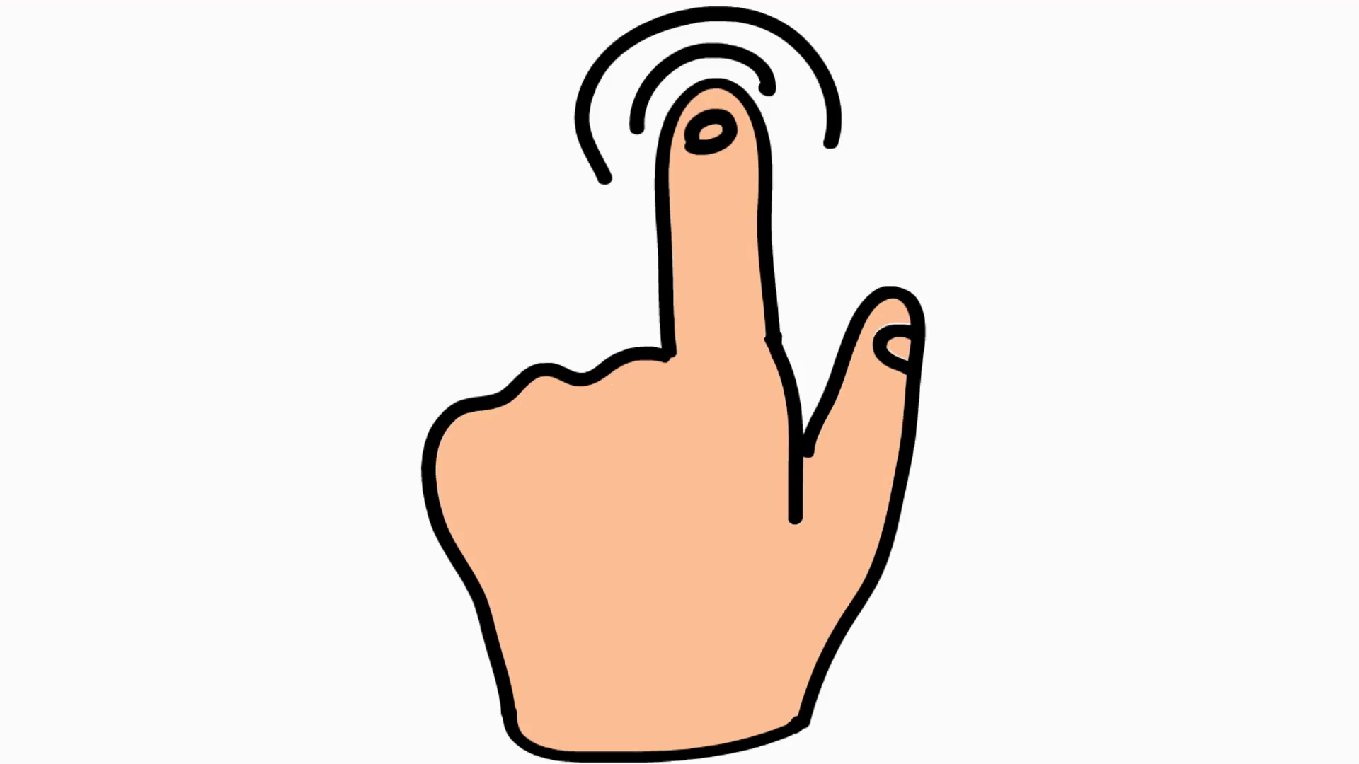 Finger Touch Vector Icon | Stock Vector | Colourbox