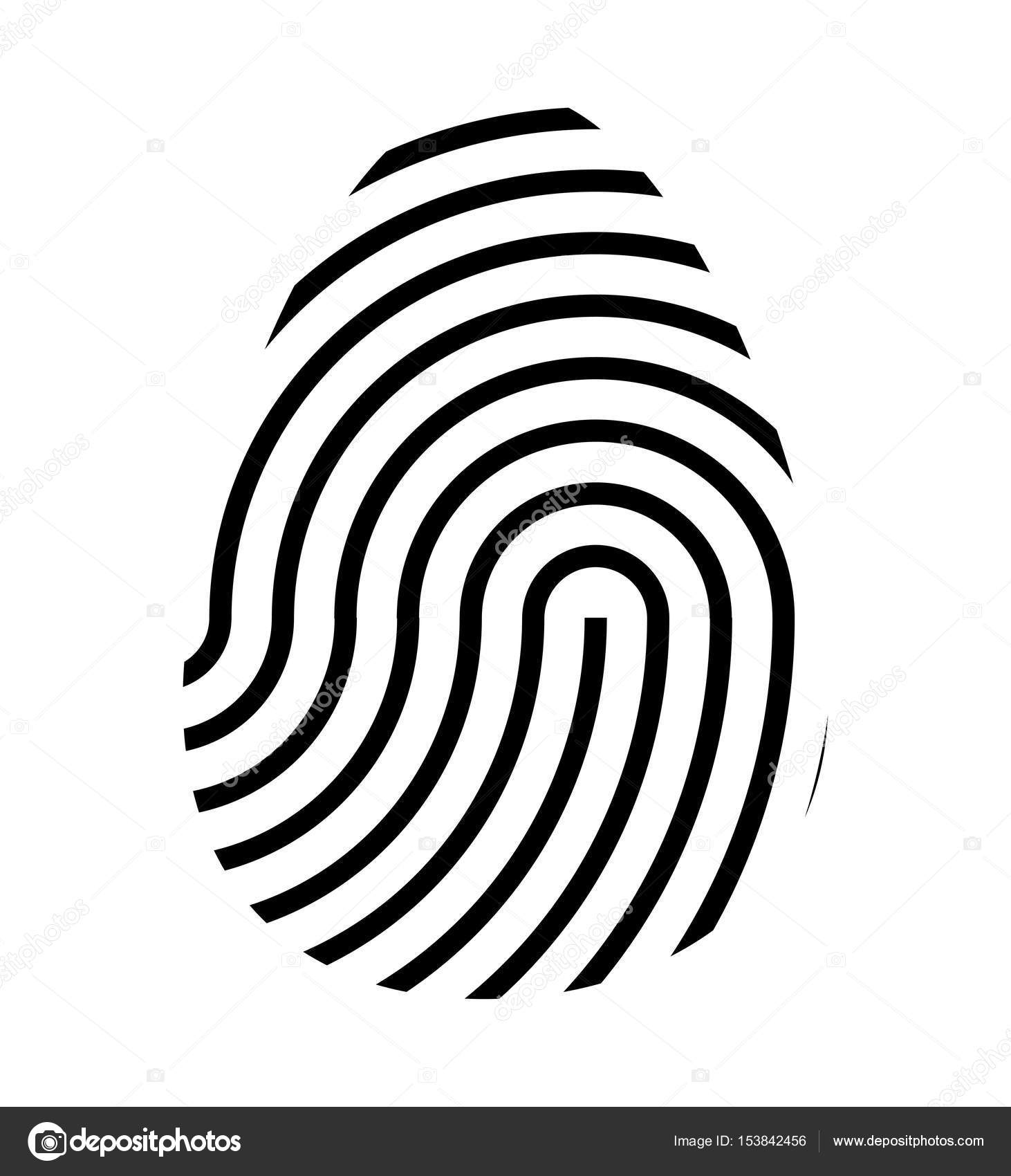 Fingerprint icon Royalty Free Vector Image - VectorStock