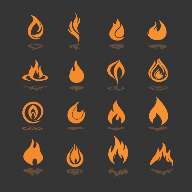 Fire Icon Vector Art  Graphics | freevector.com