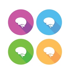 Colorful brain icons Vector | Free Download