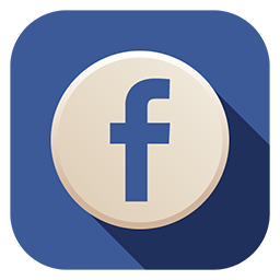 Facebook Icon | Rounded Flat Social Iconset | GraphicLoads