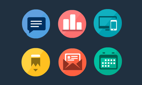 Download Icon | 100 Flat Iconset | GraphicLoads