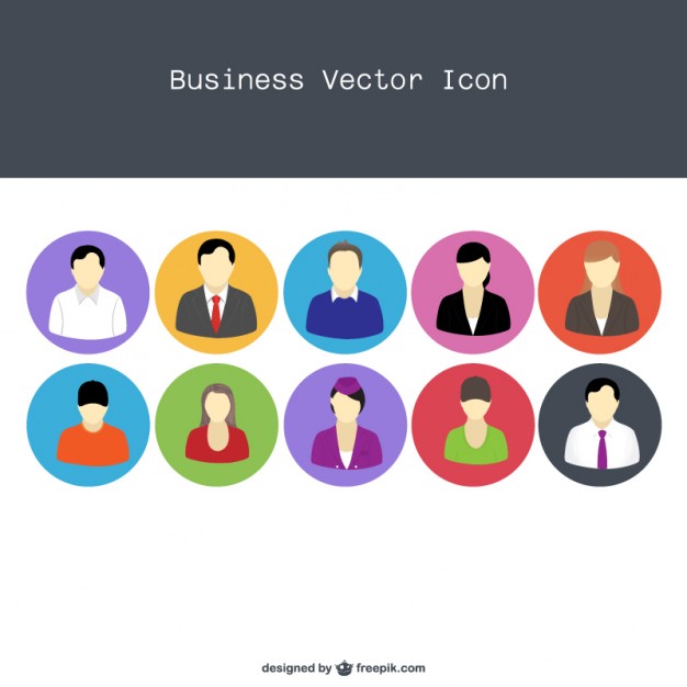 10 User Icon Flat Images - Person Icon Flat Design, User Icon and 