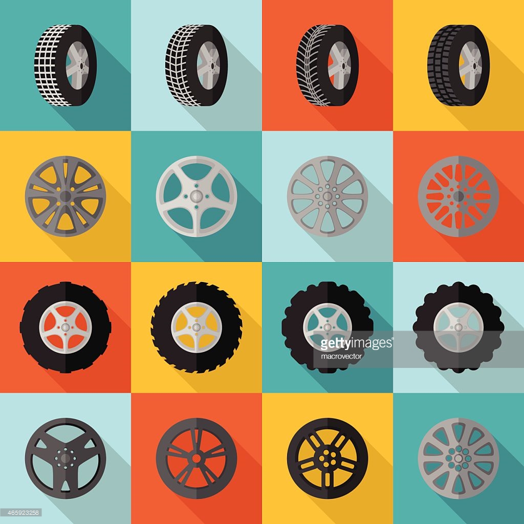 Automotive, flat, tire, wheel icon | Icon search engine