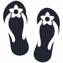 Flip flops icon - Transparent PNG  SVG vector