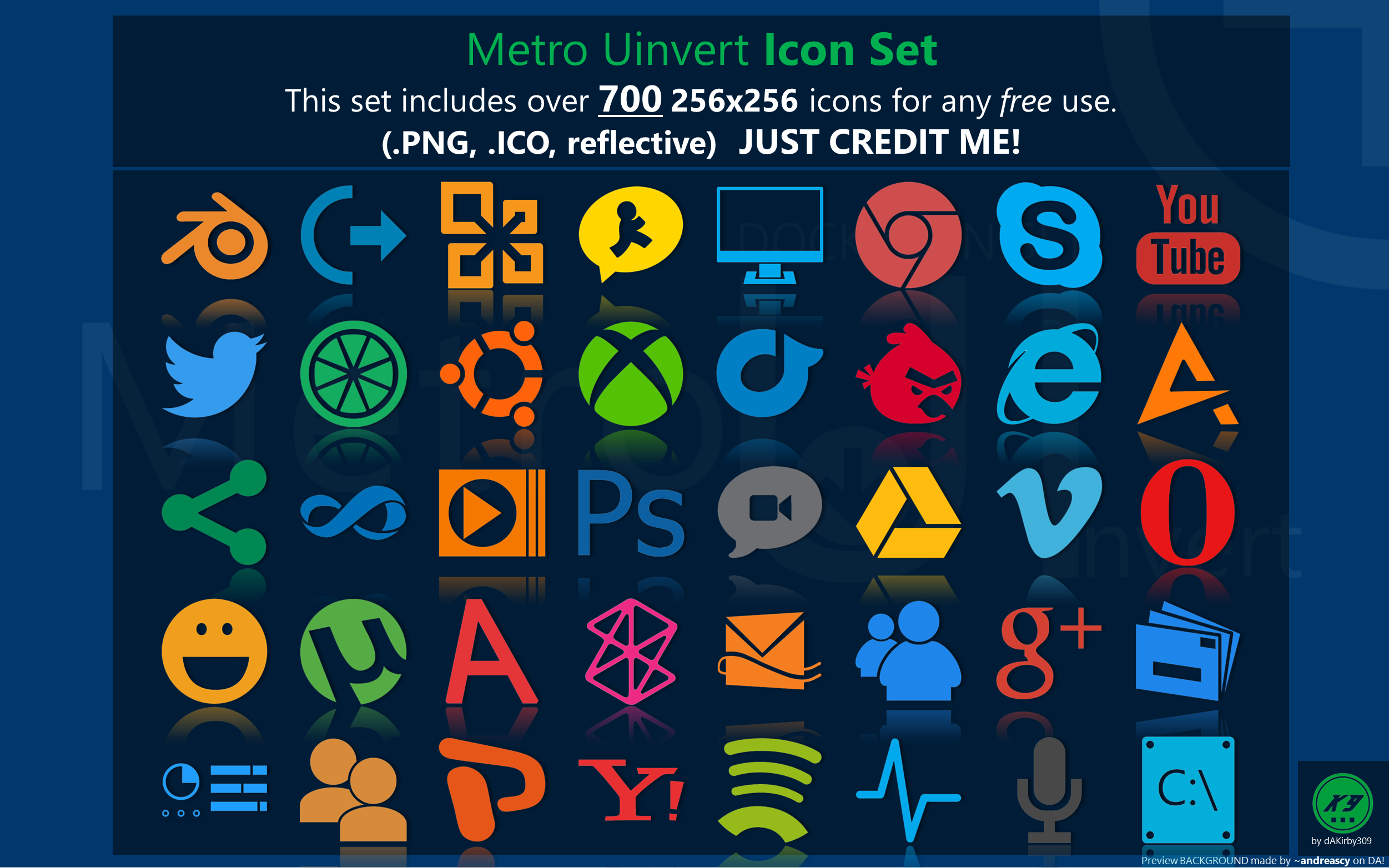 20 Free High-Quality Flat Design Icon Sets